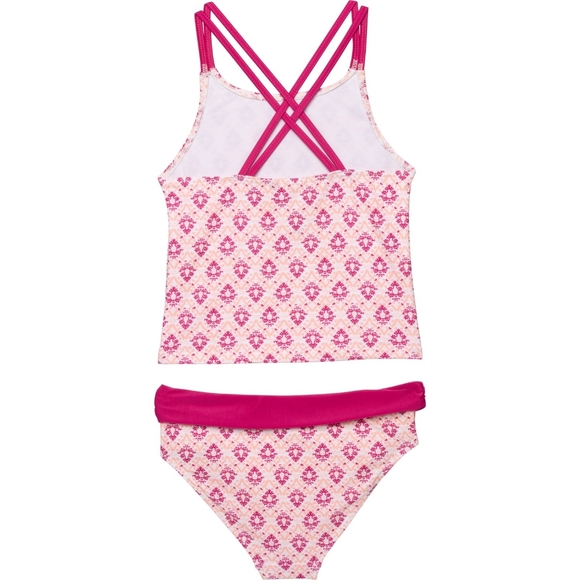 AQUA ET SOL Big Girl Pink Tankini Set - Picture 2 of 14
